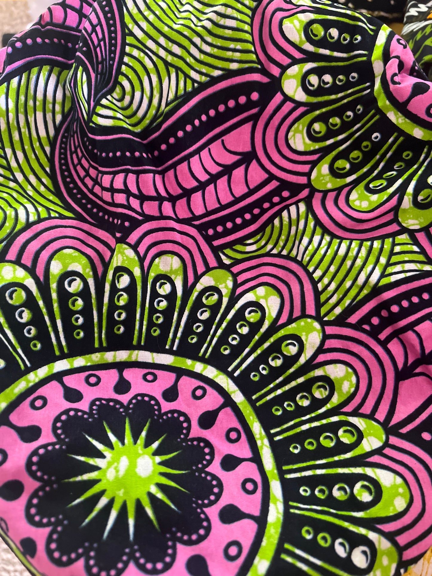 Ankara Satin Lined Bonnet