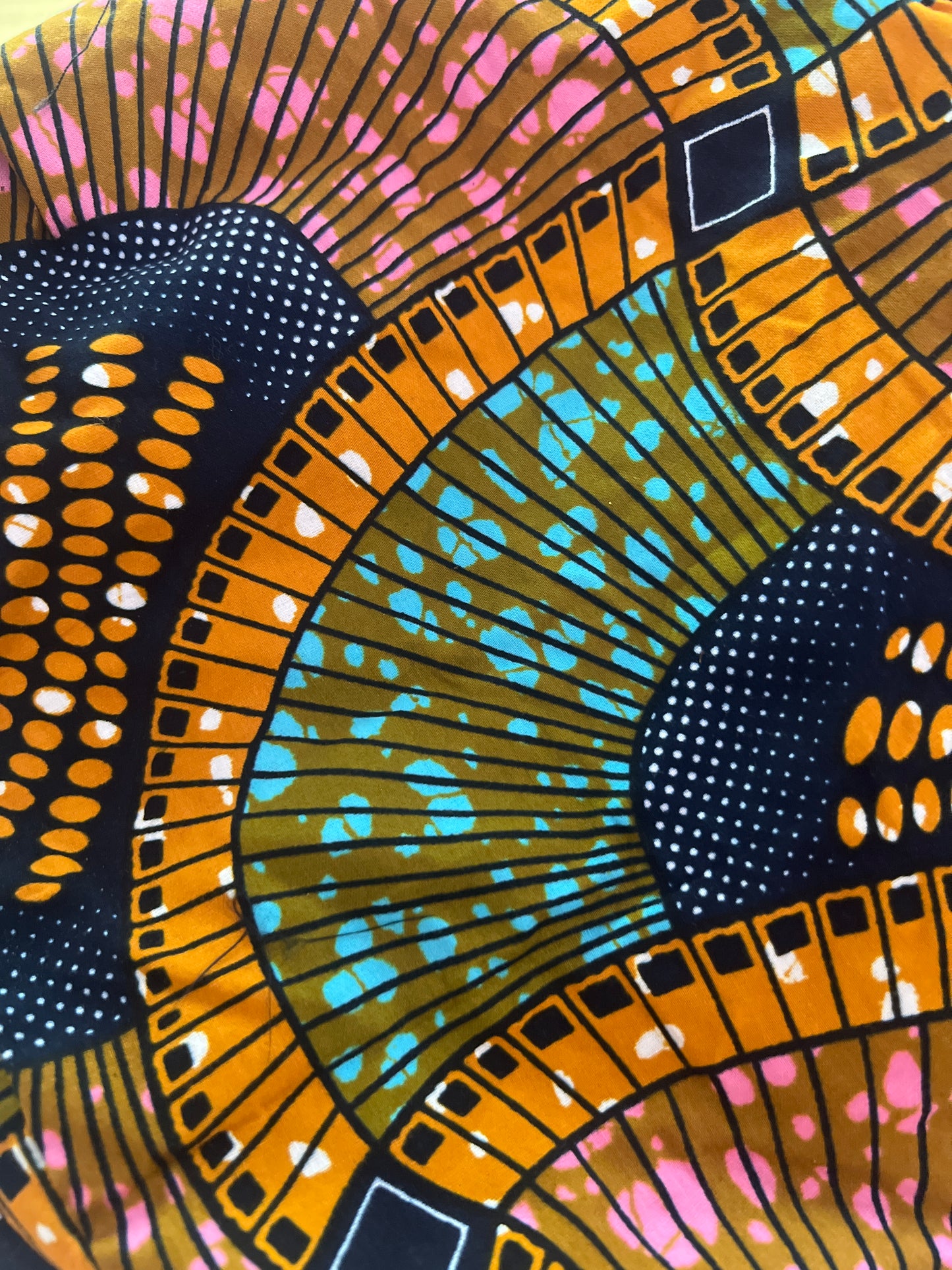 Ankara Satin Lined Bonnet