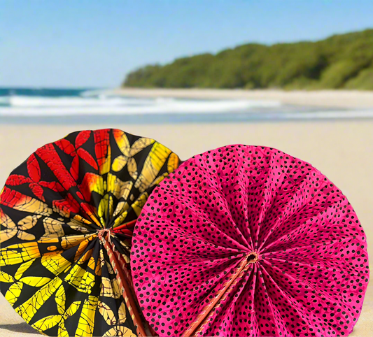 African Fabric Fan