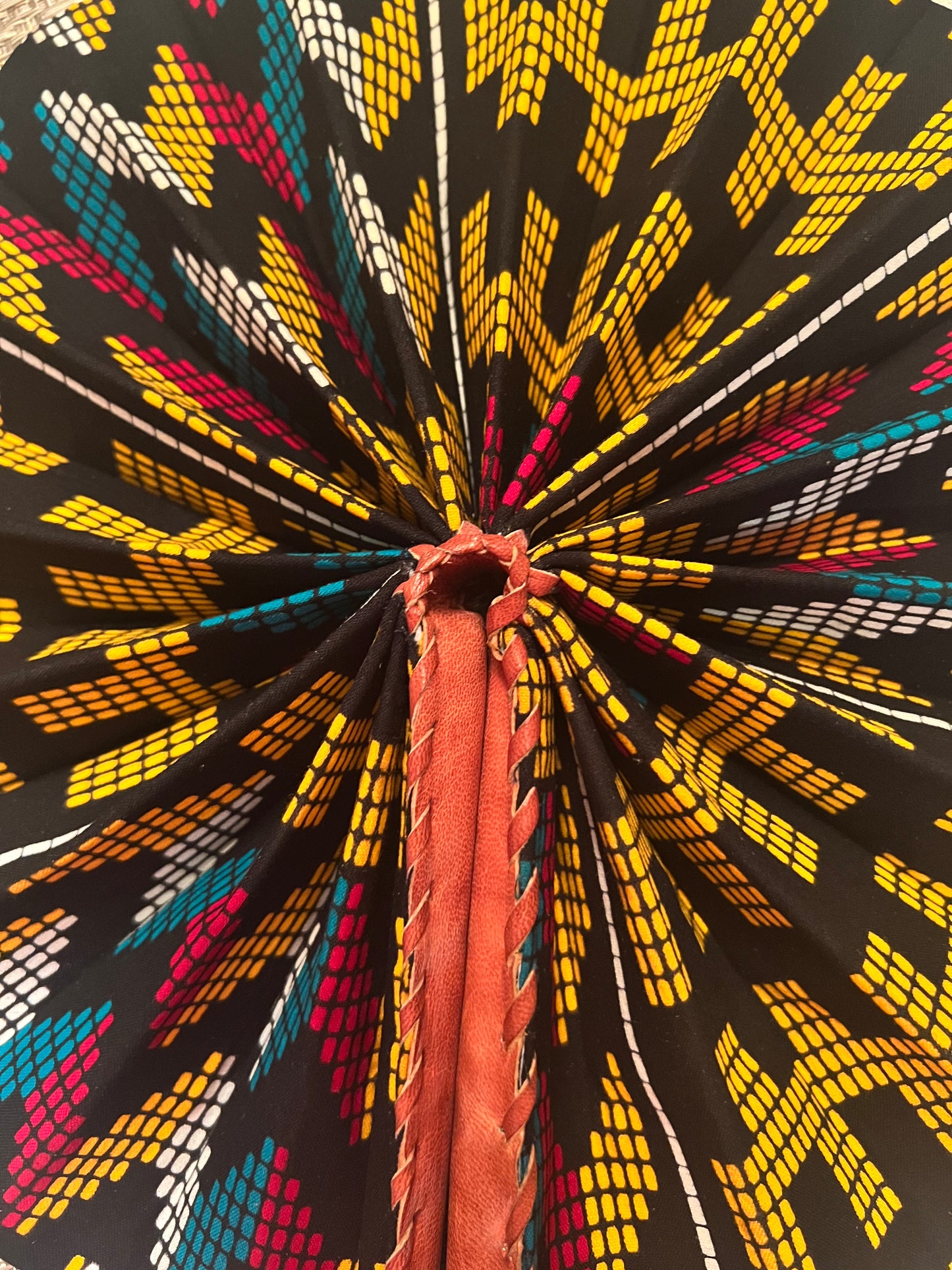 African Fabric Fan