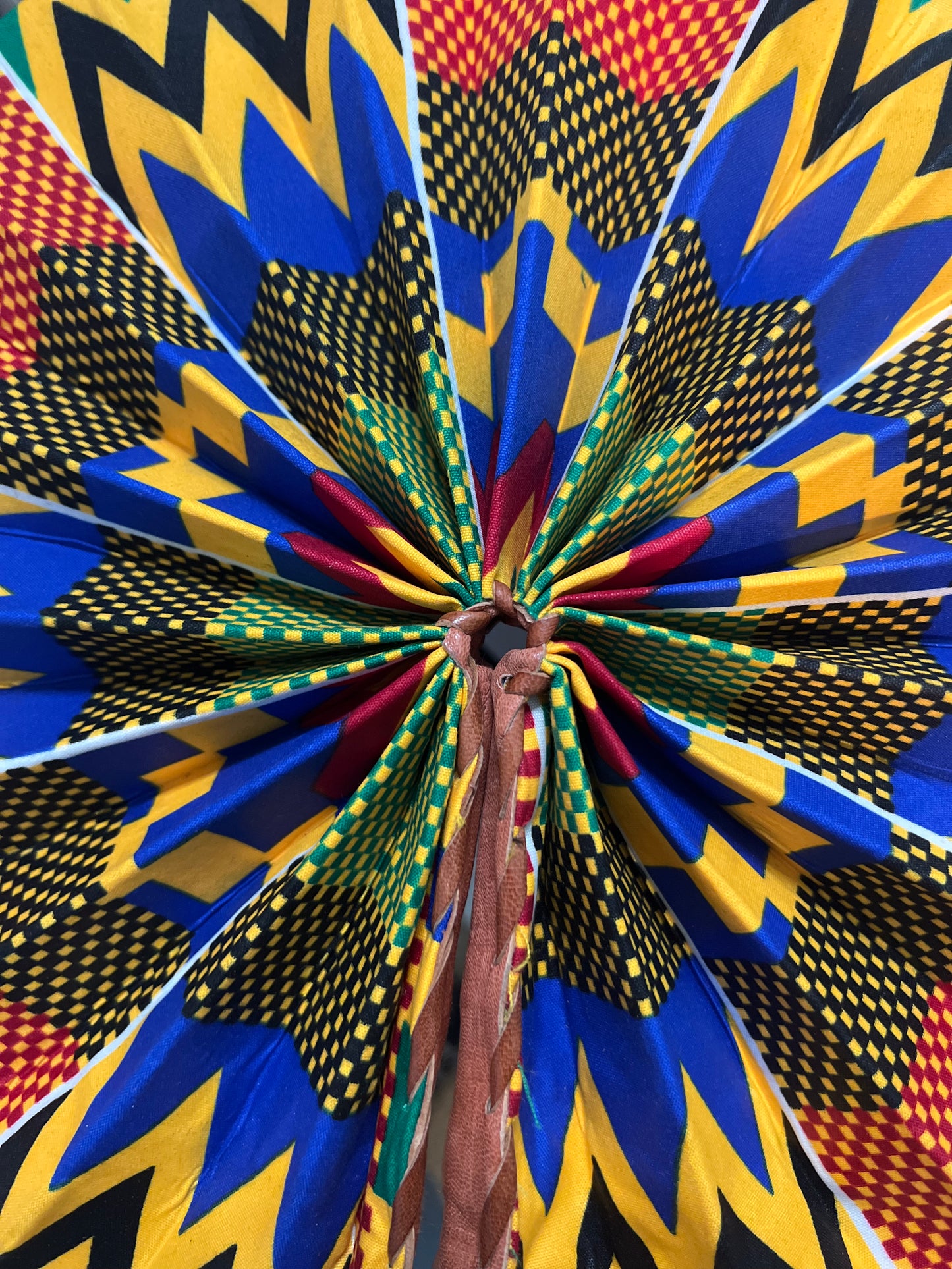 African Fabric Fan