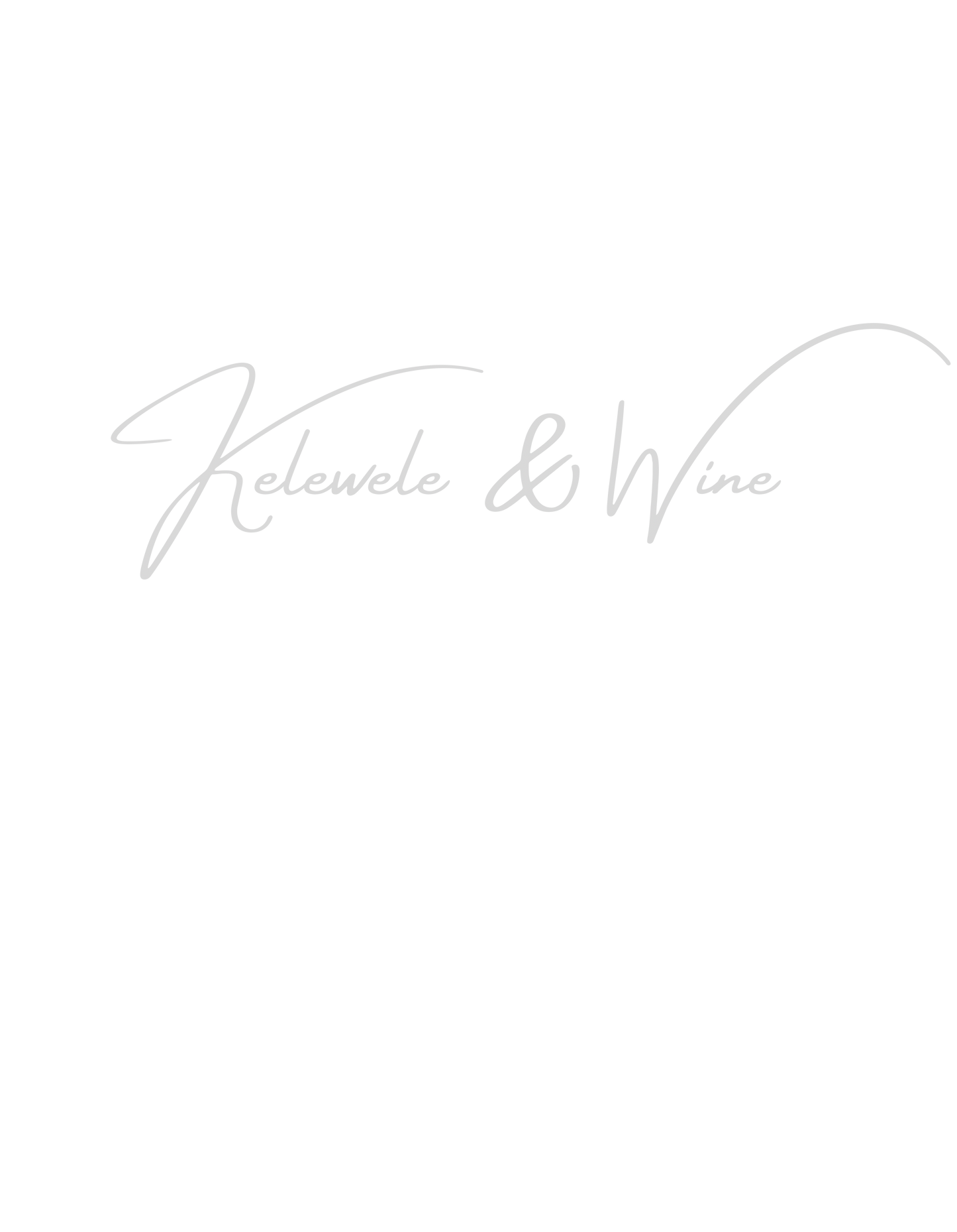 Kelewele and Wine (Black)