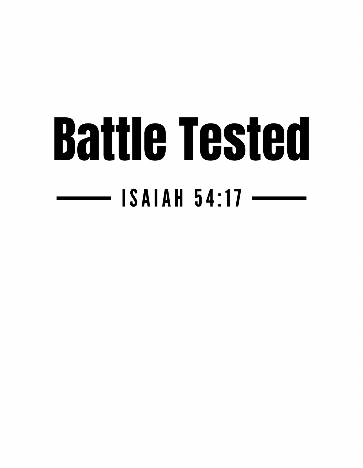 Battle Tested (Unisex)- Short Sleeve